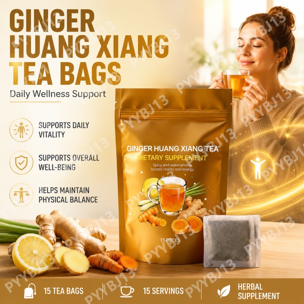 Wellness Herbal Tea Blends - Bolsitas de Té Herbal de Jengibre