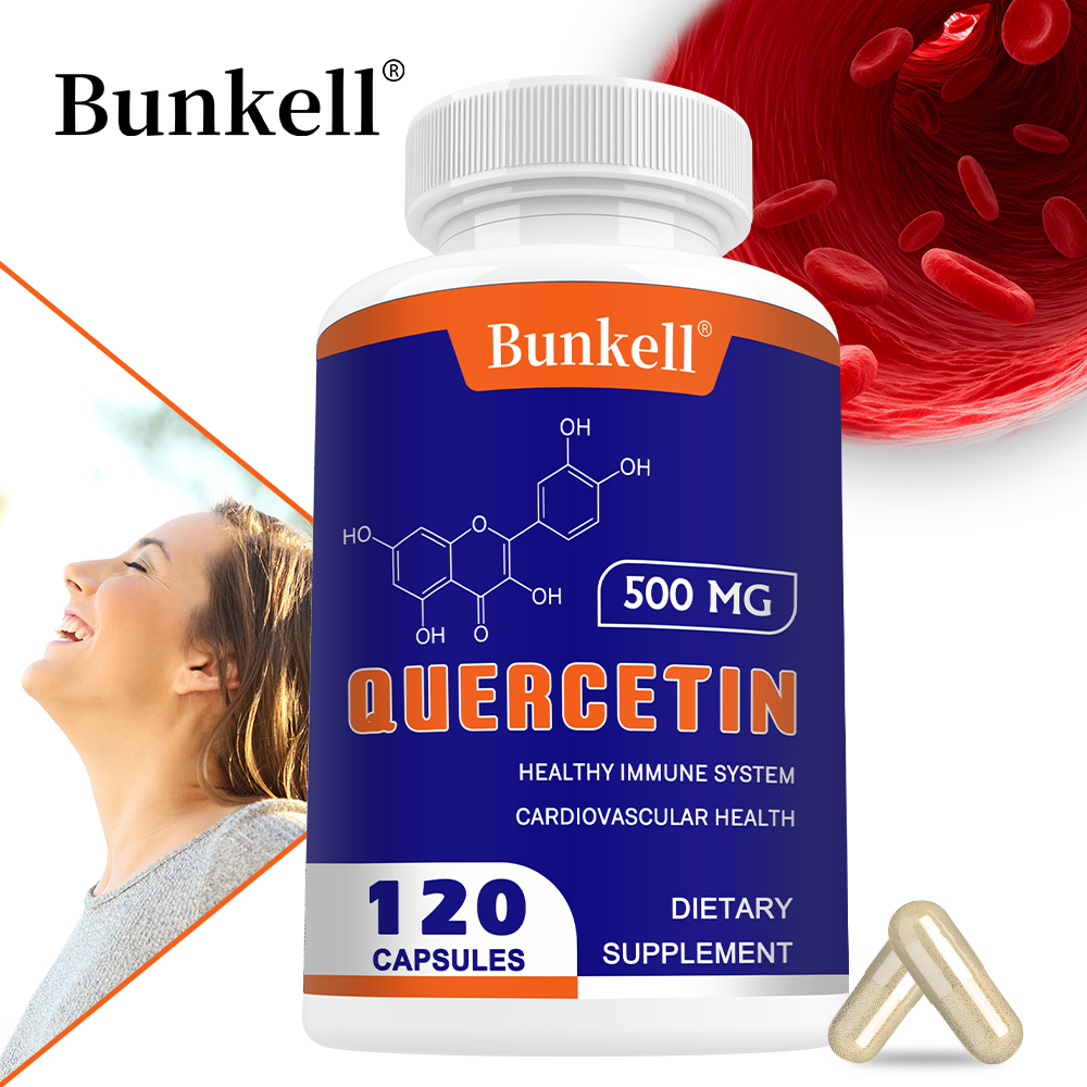Wellness Quercetin - Cápsulas de Quercetina 500mg, Suplemento Antioxidante