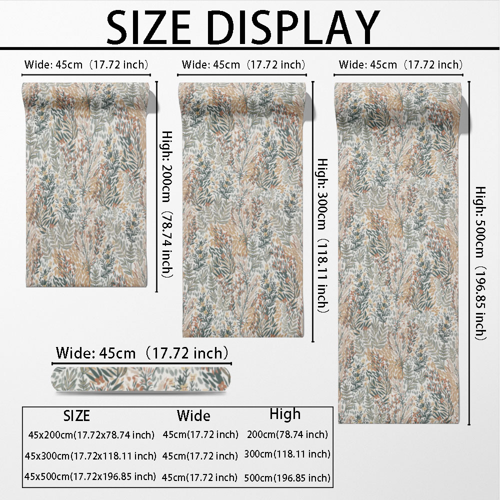1 pieza de papel tapiz autoadh - Herbal Wallpaper reseña y precio