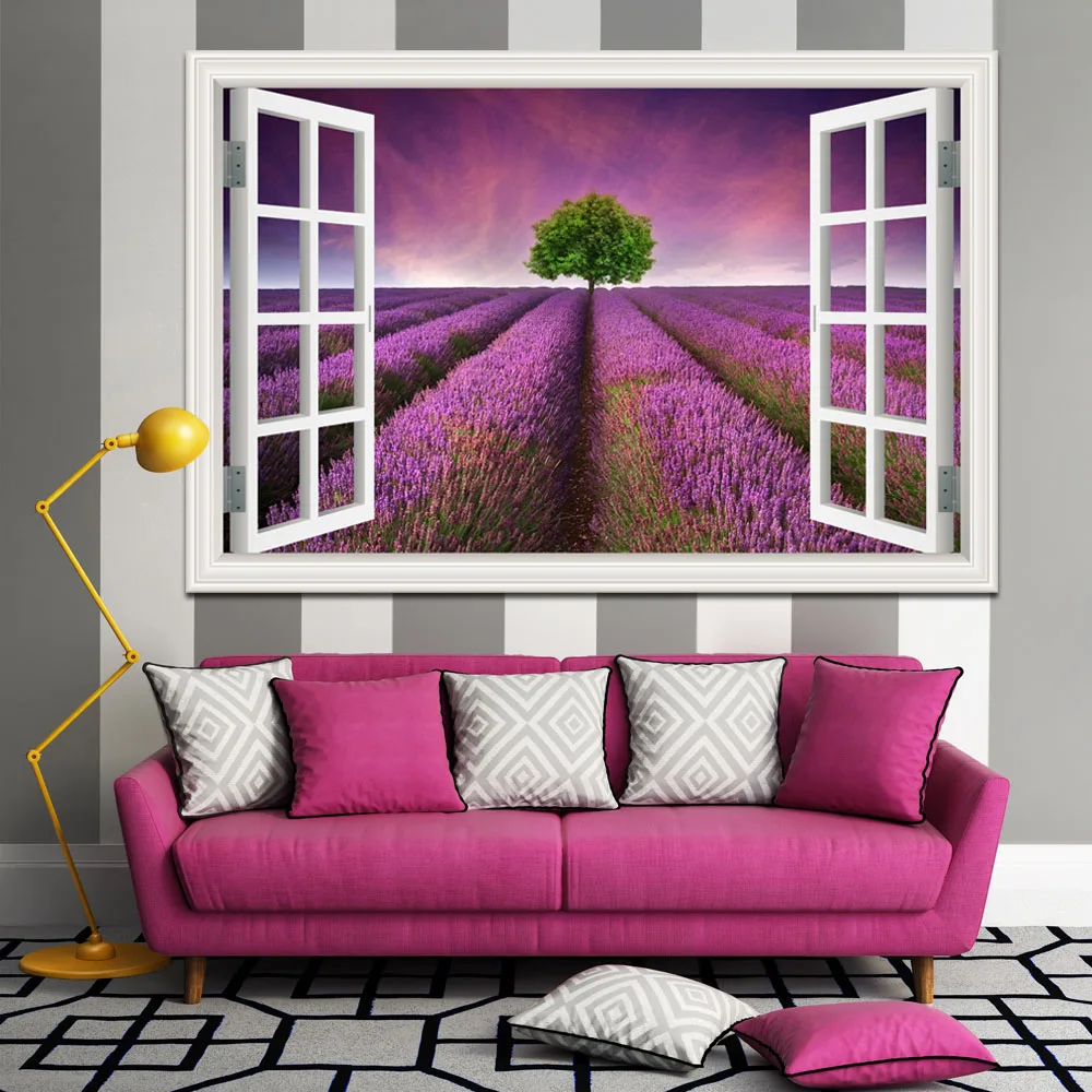 Pegatinas de pared 3D, calcoma - Herbal Wallpaper reseña y precio