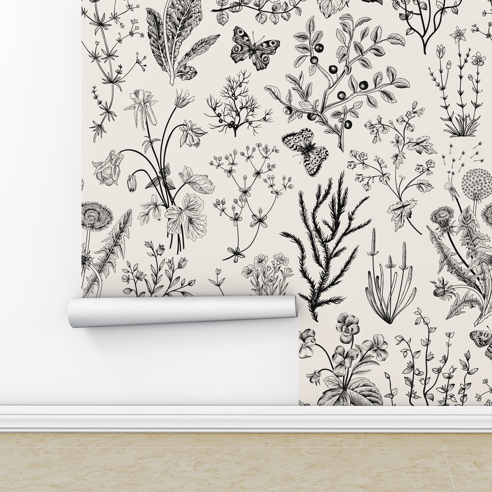 Papel pintado de hierbas vinta - Herbal Wallpaper reseña y precio