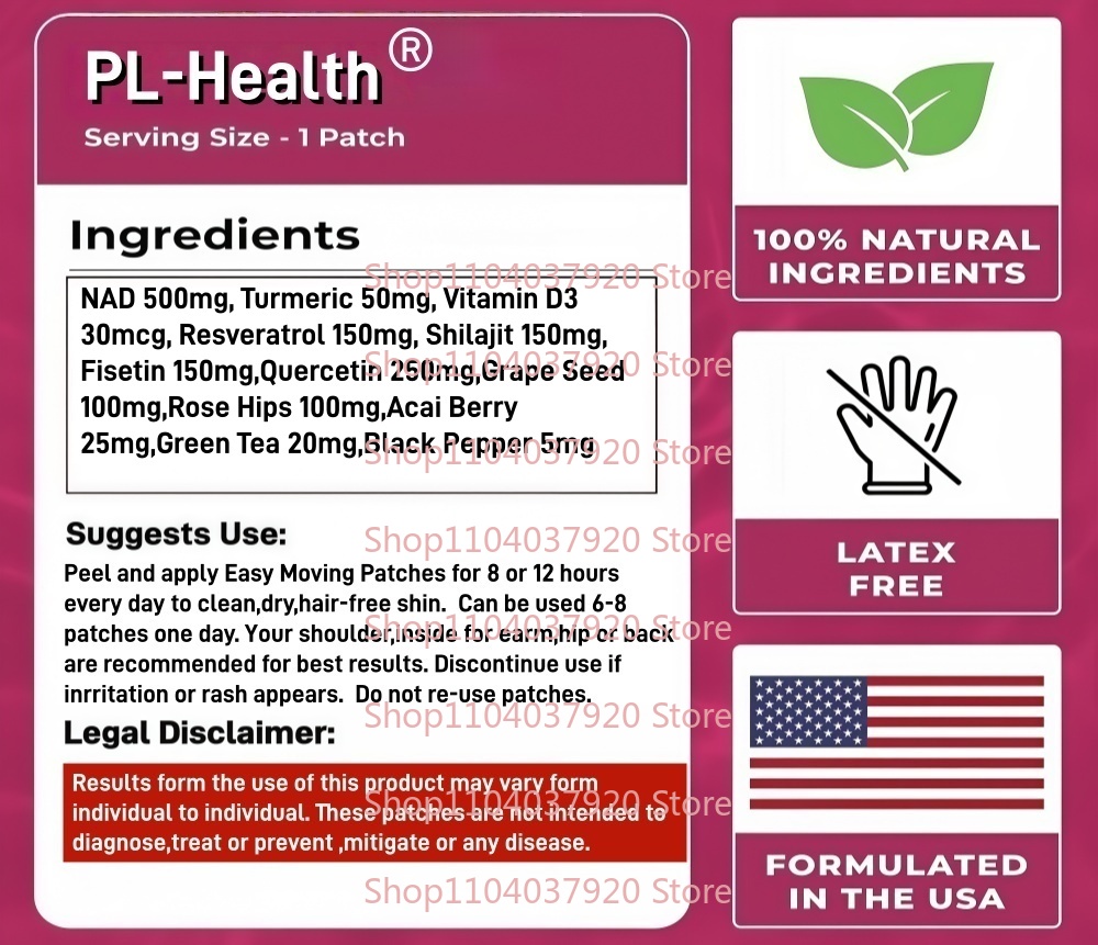 30 parches Parches Transdermic - Wellness Quercetin reseña y precio