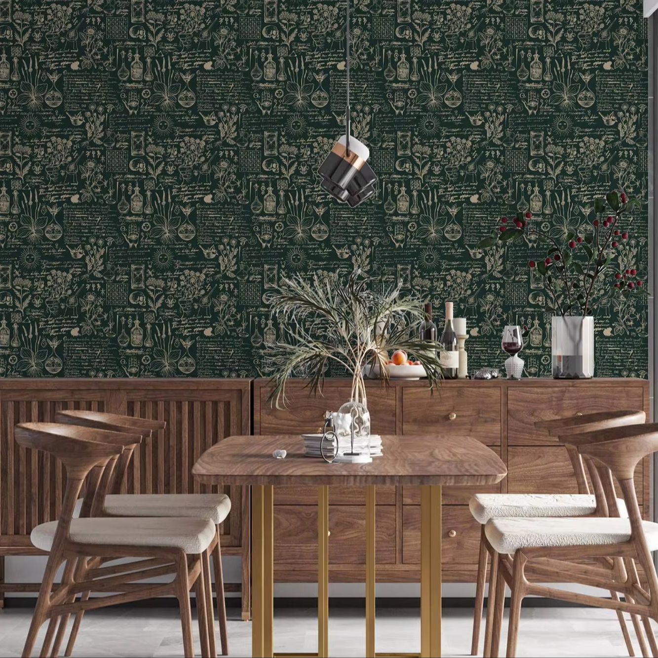 Papel tapiz de medicina verde  - Herbal Wallpaper reseña y precio