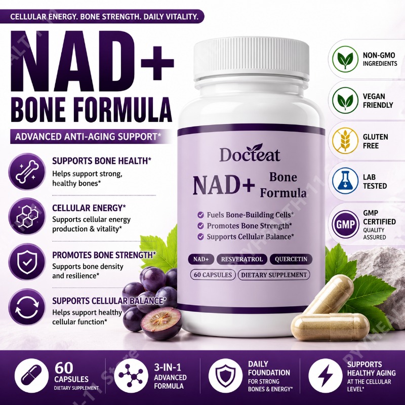 Cápsulas Docteat NAD+ con Resv - Wellness Quercetin reseña y precio